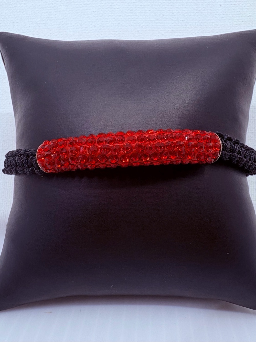 Red Crystal Bar Bracelet - Women Jewelry